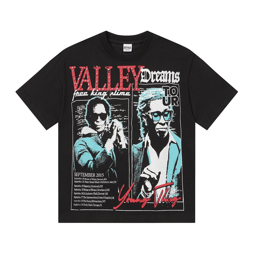 VALLEY Dreams Tour Rhinestone Graphic T-Shirt — front