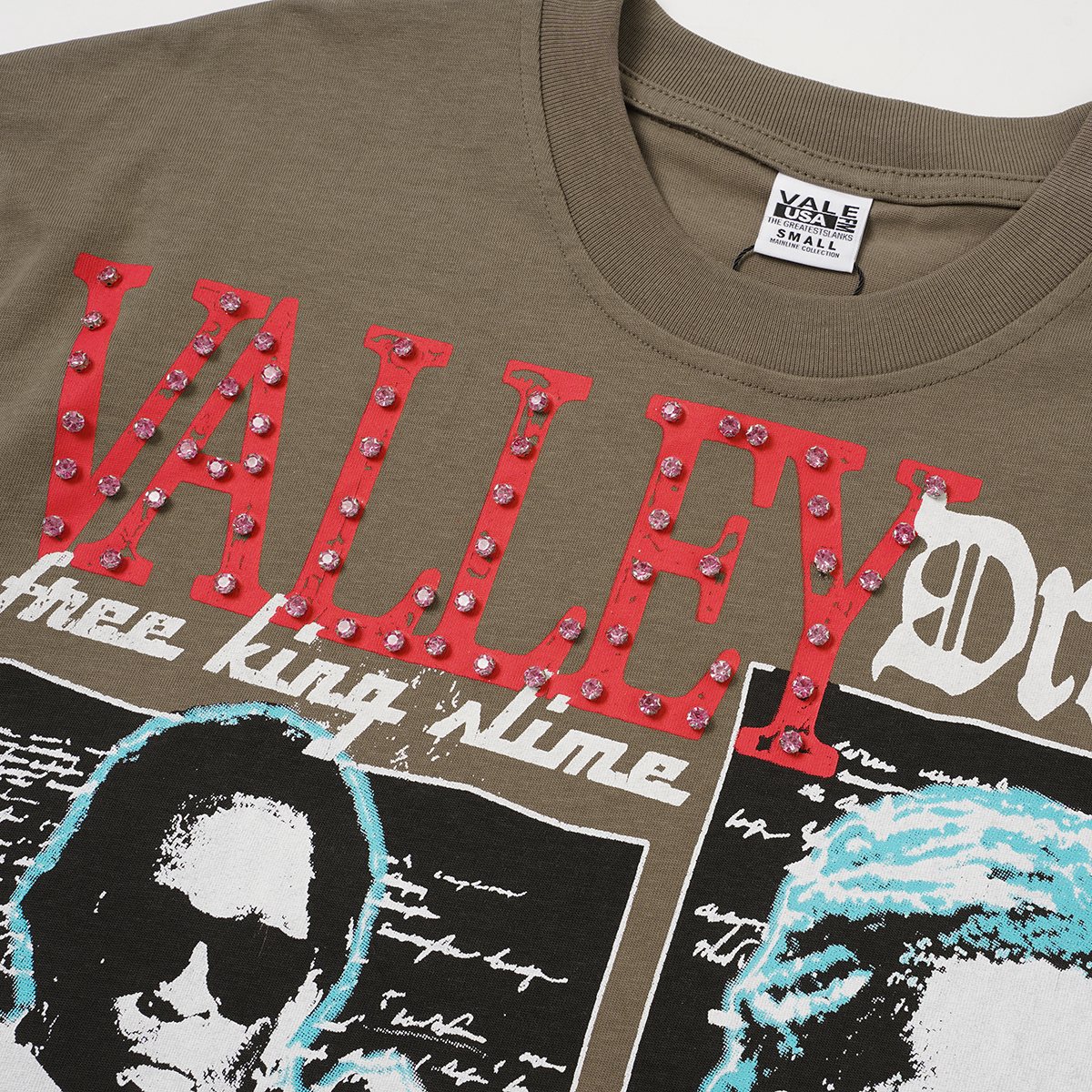 VALLEY Dreams Tour Rhinestone Graphic T-Shirt — detail