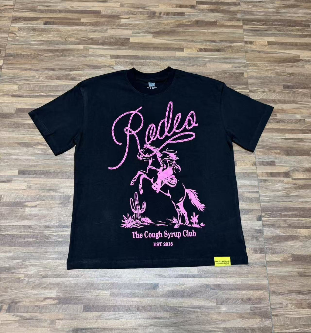 THAT'S A AWFUL LOT OF COUGH SYRUP Rodeo Graphic Short-Sleeve T-Shirt — front