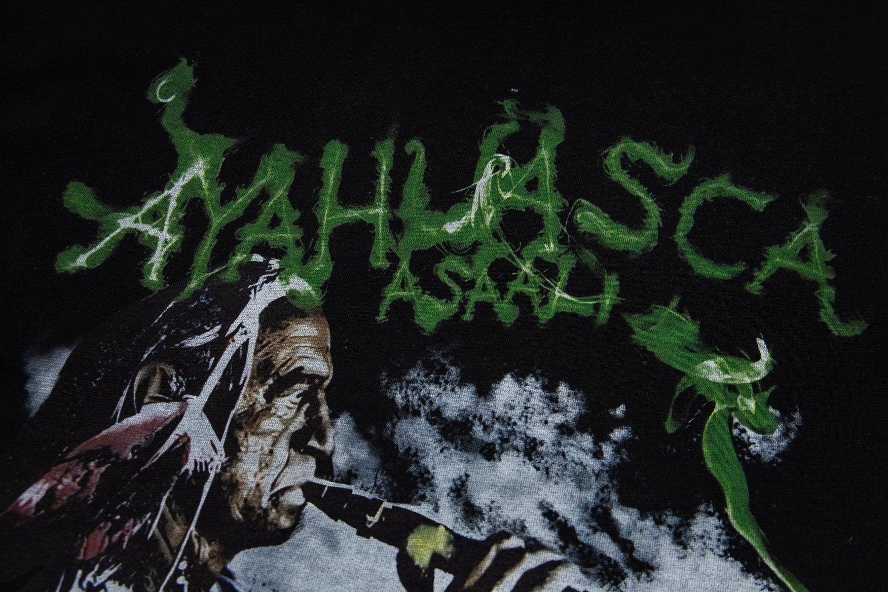 ASAALL Botanical Graphic Short-Sleeve T-Shirt — detail