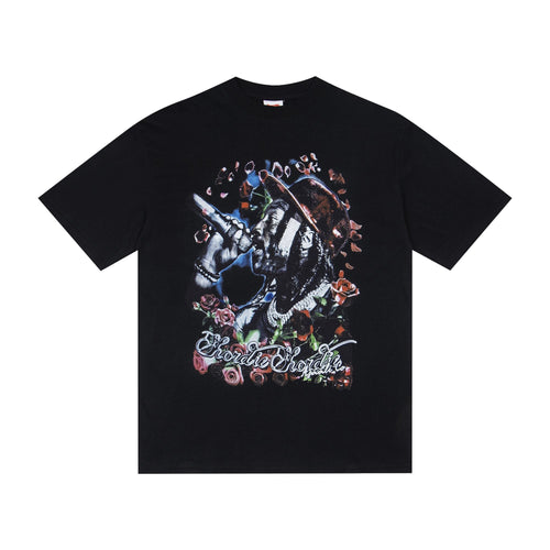 ASAALL Portrait Rose Graphic T-Shirt — hero