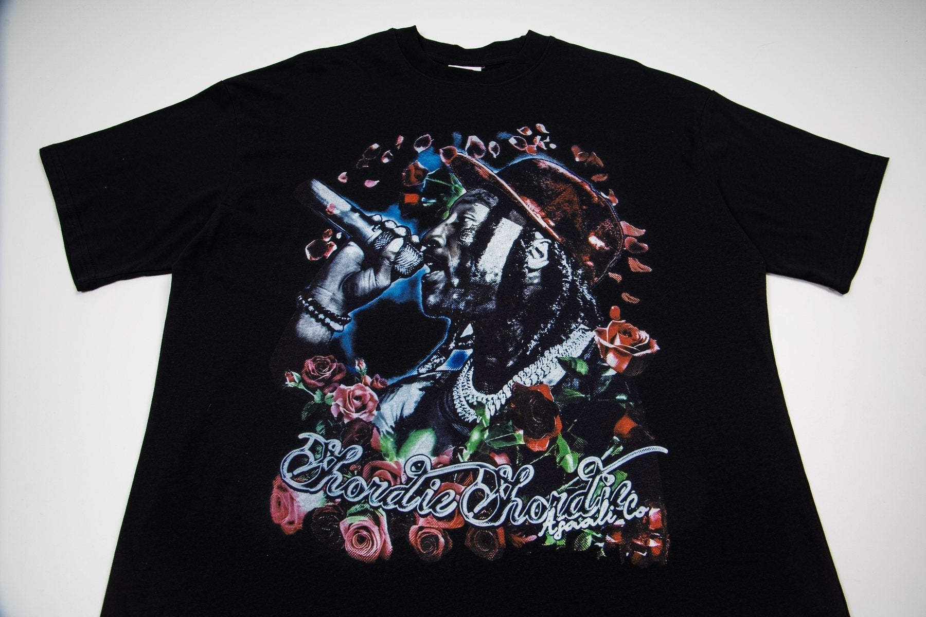 ASAALL Portrait Rose Graphic T-Shirt — front
