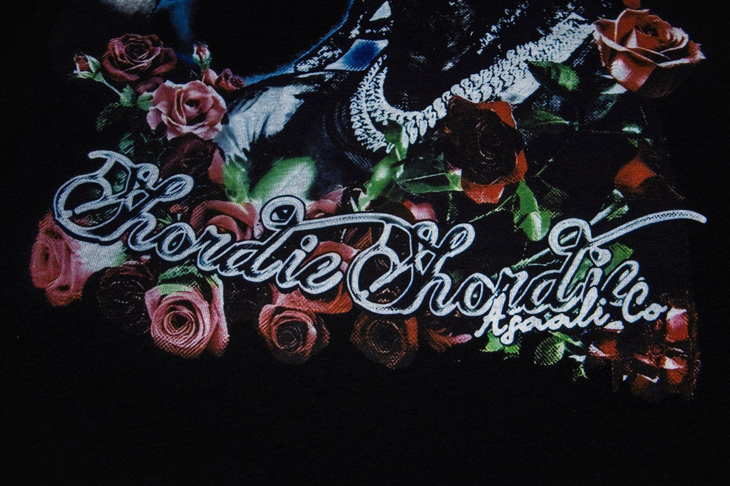 ASAALL Portrait Rose Graphic T-Shirt — detail