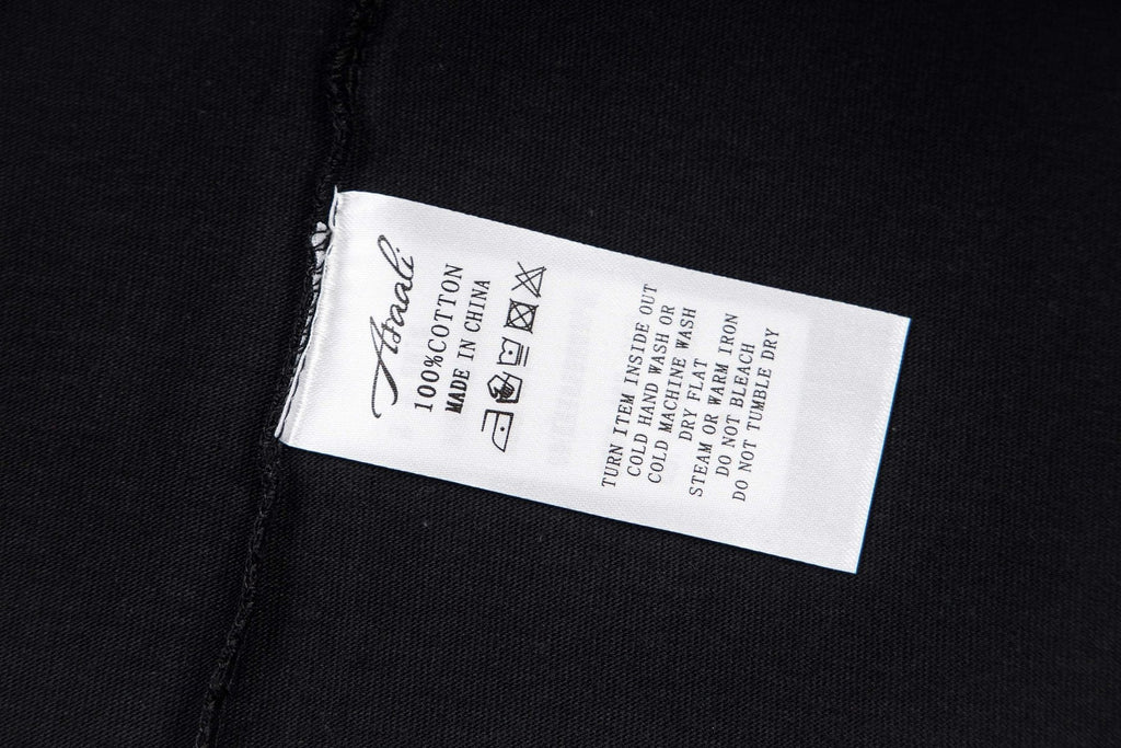 ASAALL Theatrical Mask Graphic T-Shirt — neck_label