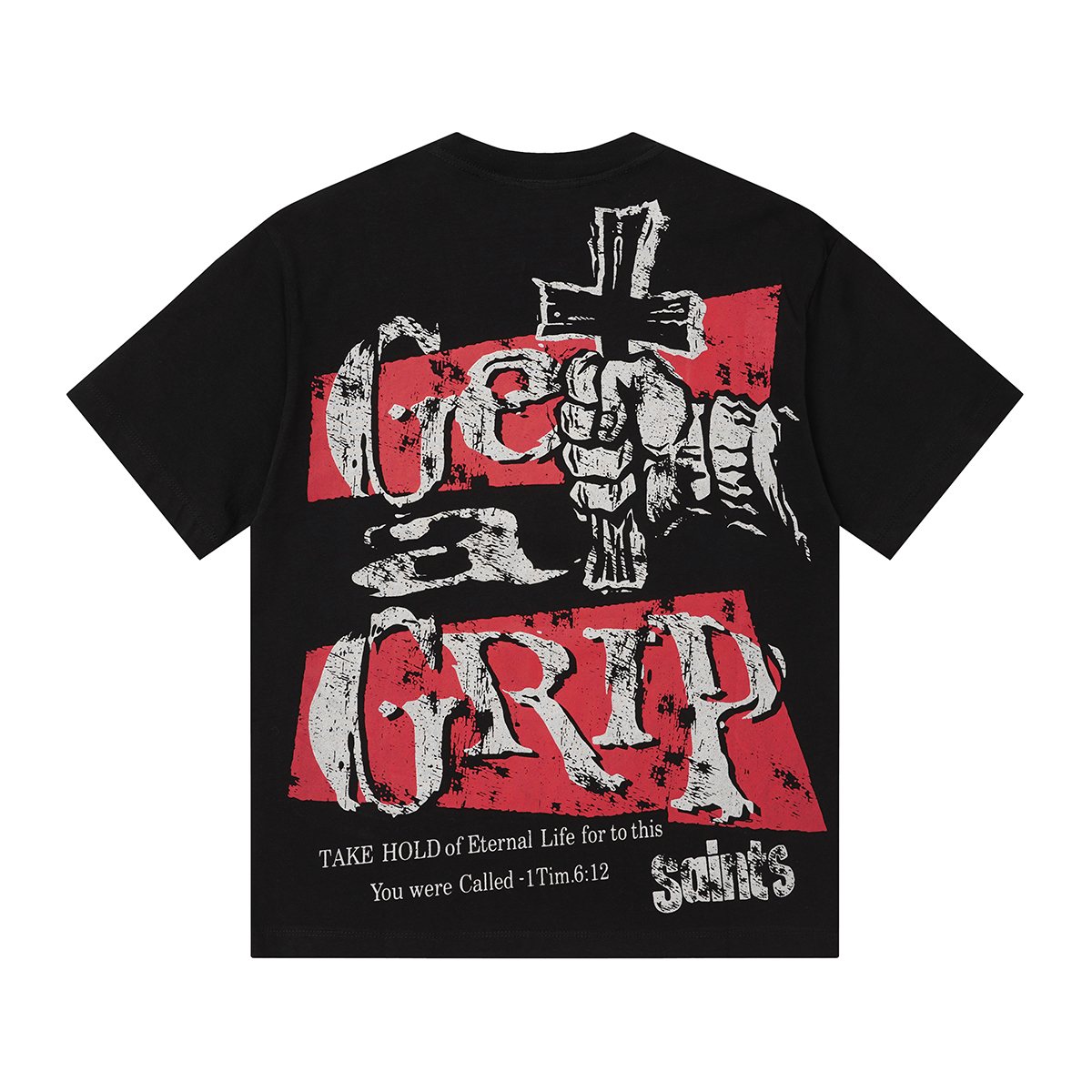 SAINT Portrait Graphic T-Shirt — back