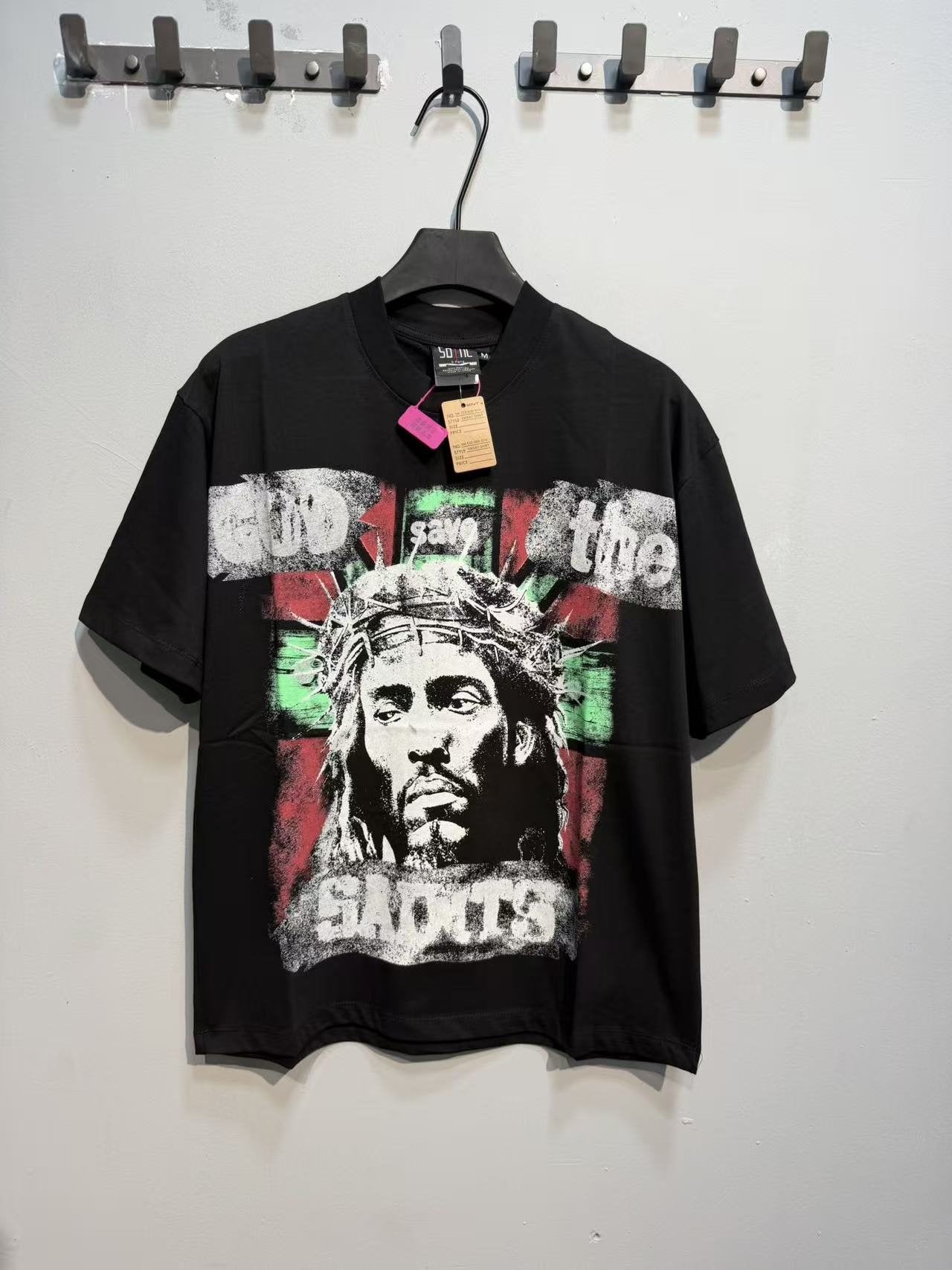 SAINT Jesus Graphic Short-Sleeve T-Shirt — front
