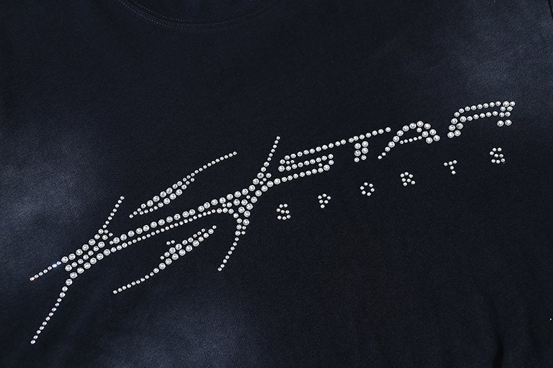 Hellstar Rhinestone Graphic T-Shirt — detail