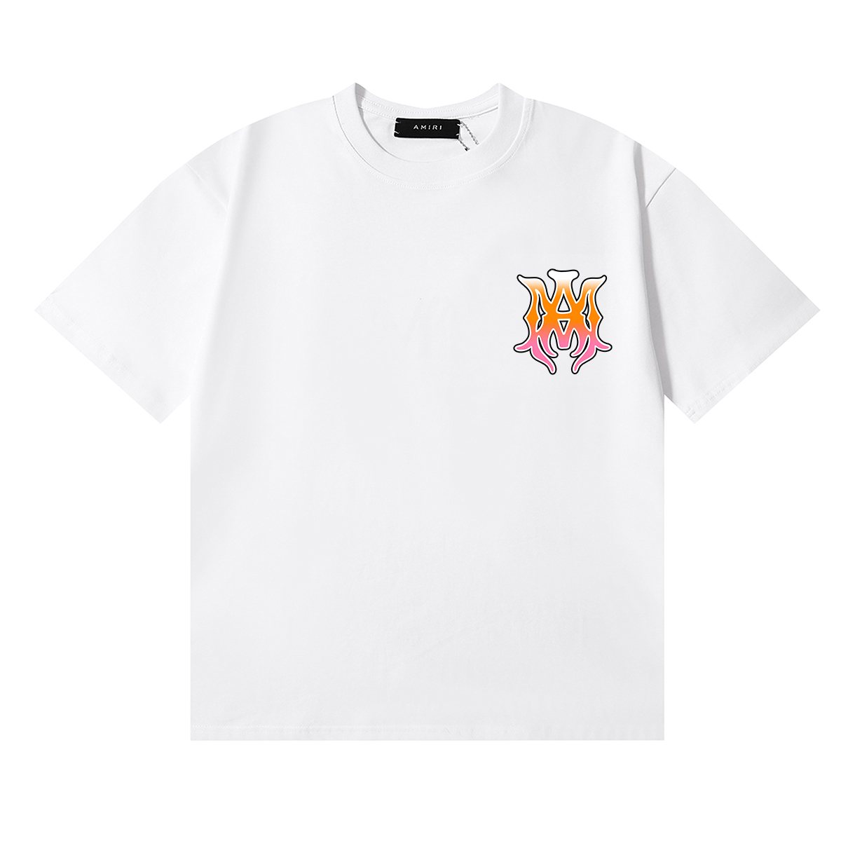 AMIRI Chest and Back Graphic Short-Sleeve T-Shirt — front