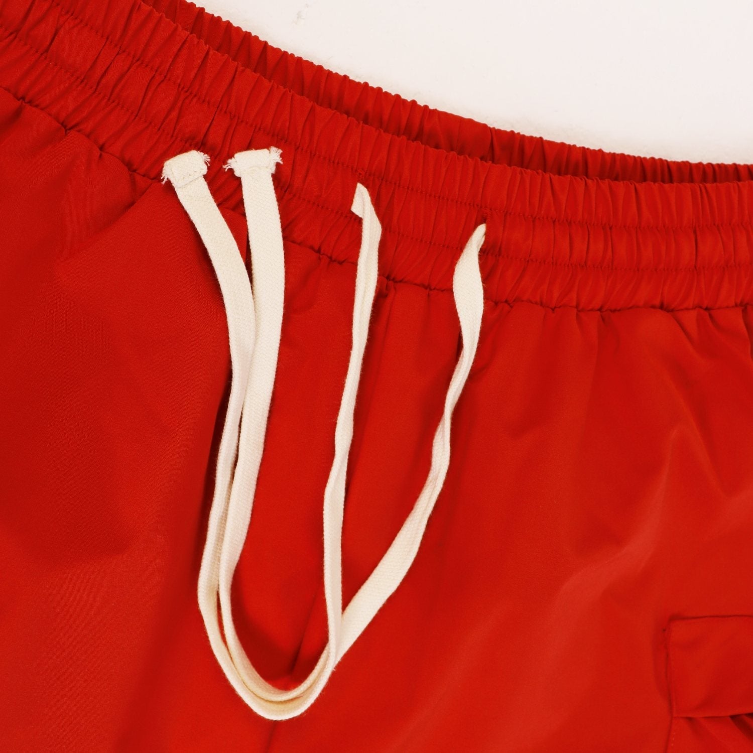 SAINT Vanity Embroidered Snap-Button Cargo Shorts — detail