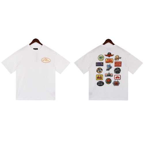 AMIRI Multi-Patch Back Graphic T-Shirt — front