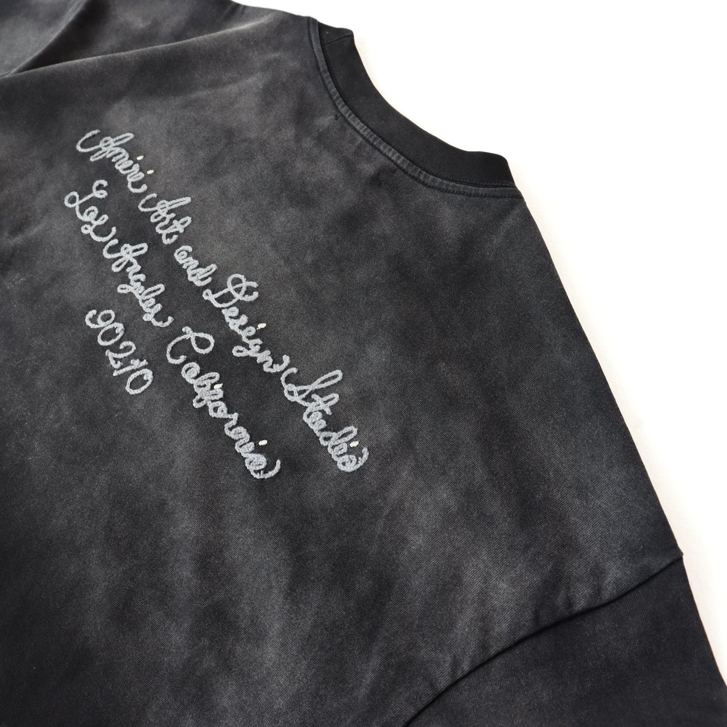 AMIRI Design Studio Paint-Splatter T-Shirt — detail