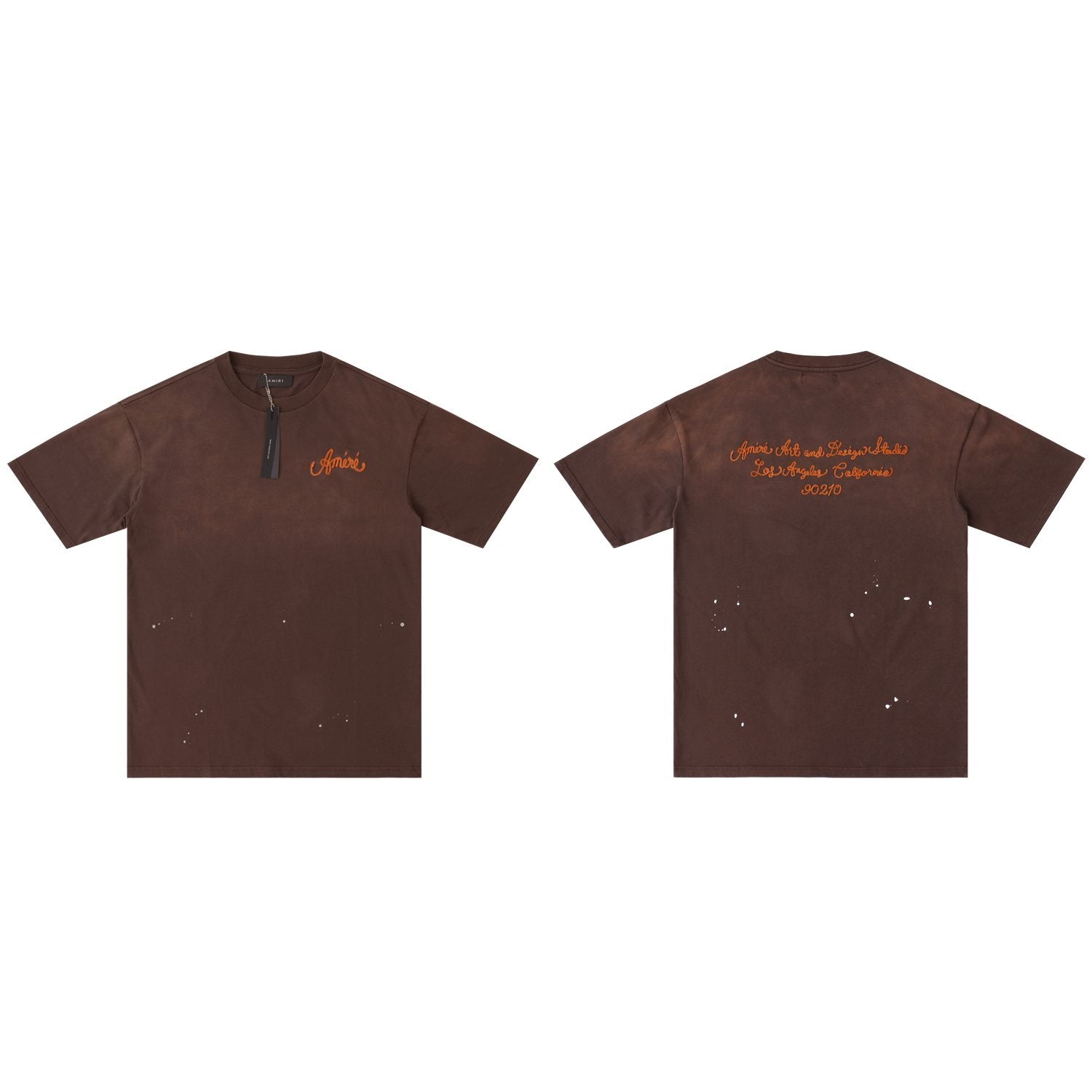 AMIRI Design Studio Paint-Splatter T-Shirt — hero