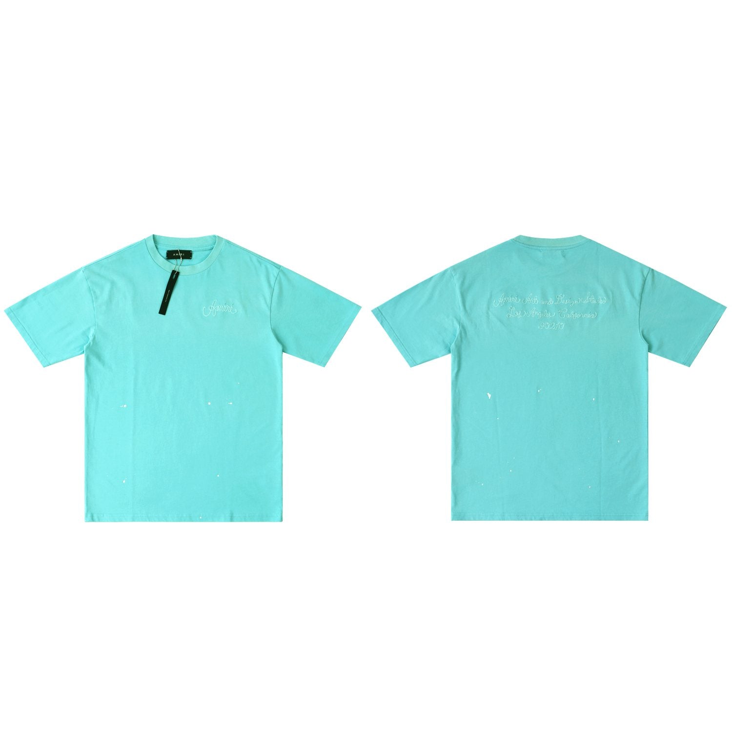 AMIRI Design Studio Paint-Splatter T-Shirt — front
