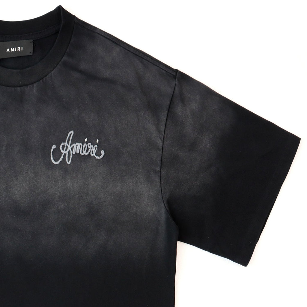 AMIRI Design Studio Paint-Splatter T-Shirt — detail
