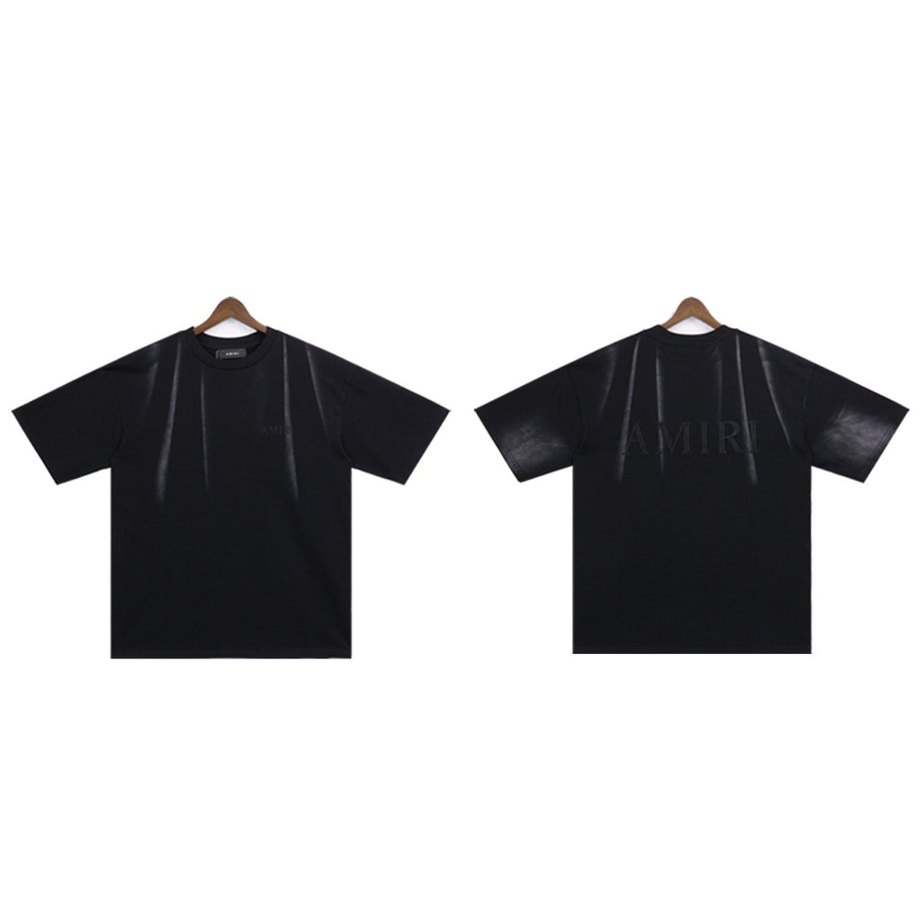 AMIRI Washed Embroidered T-Shirt & Shorts Set — front