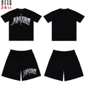 AMIRI Metallic Letter Graphic T-Shirt & Shorts Set — hero