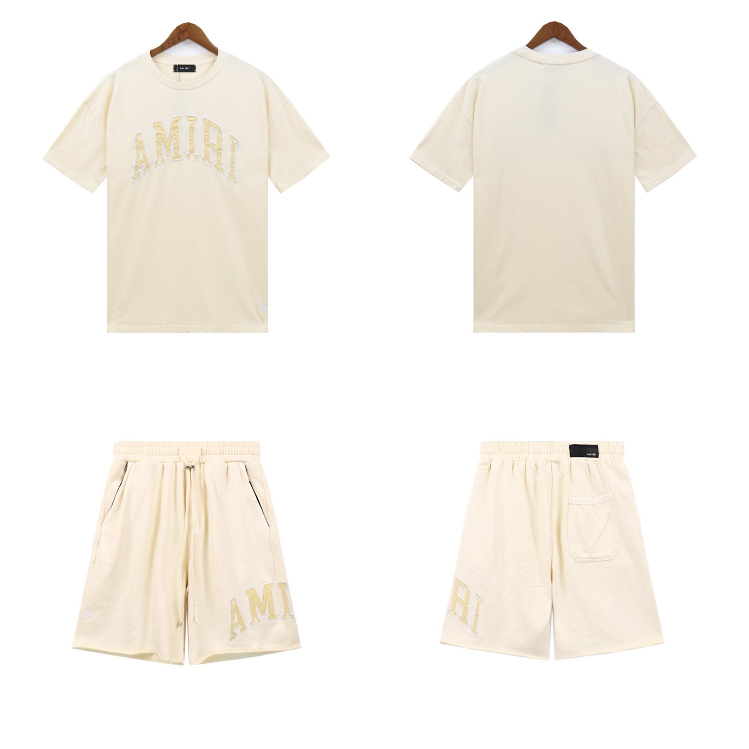 AMIRI Vintage Collegiate Short-Sleeve Set — front