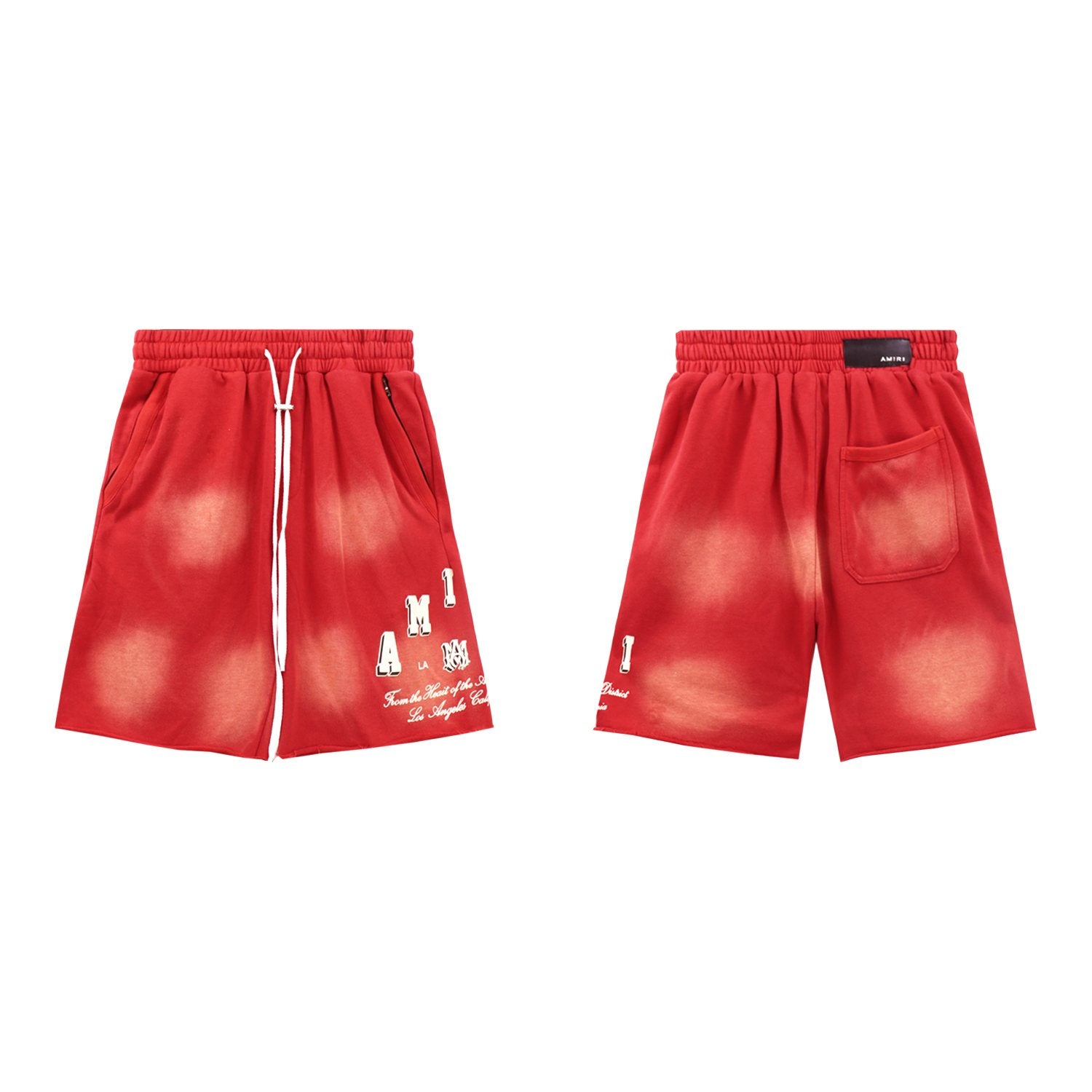 AMIRI Washed Graphic T-Shirt & Shorts Set — front