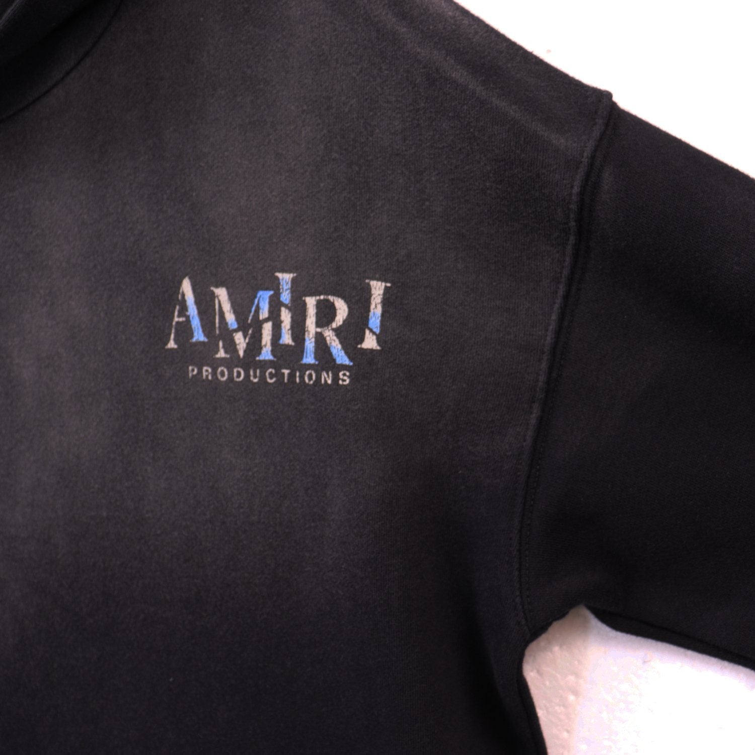 AMIRI Theatre Masks Rose Graphic Hoodie — detail