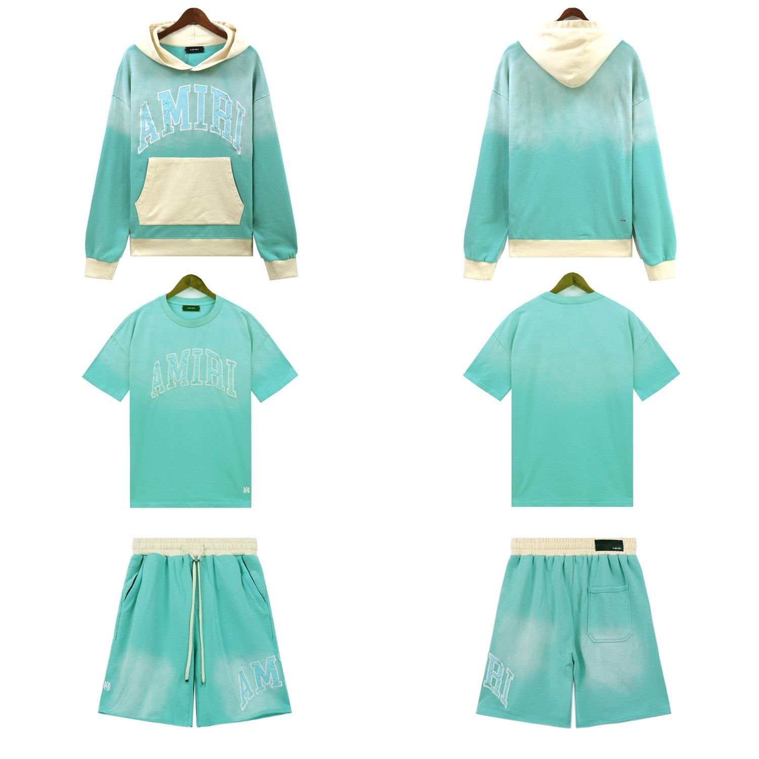 AMIRI Collegiate Wordmark Three-Piece Matching Set — front