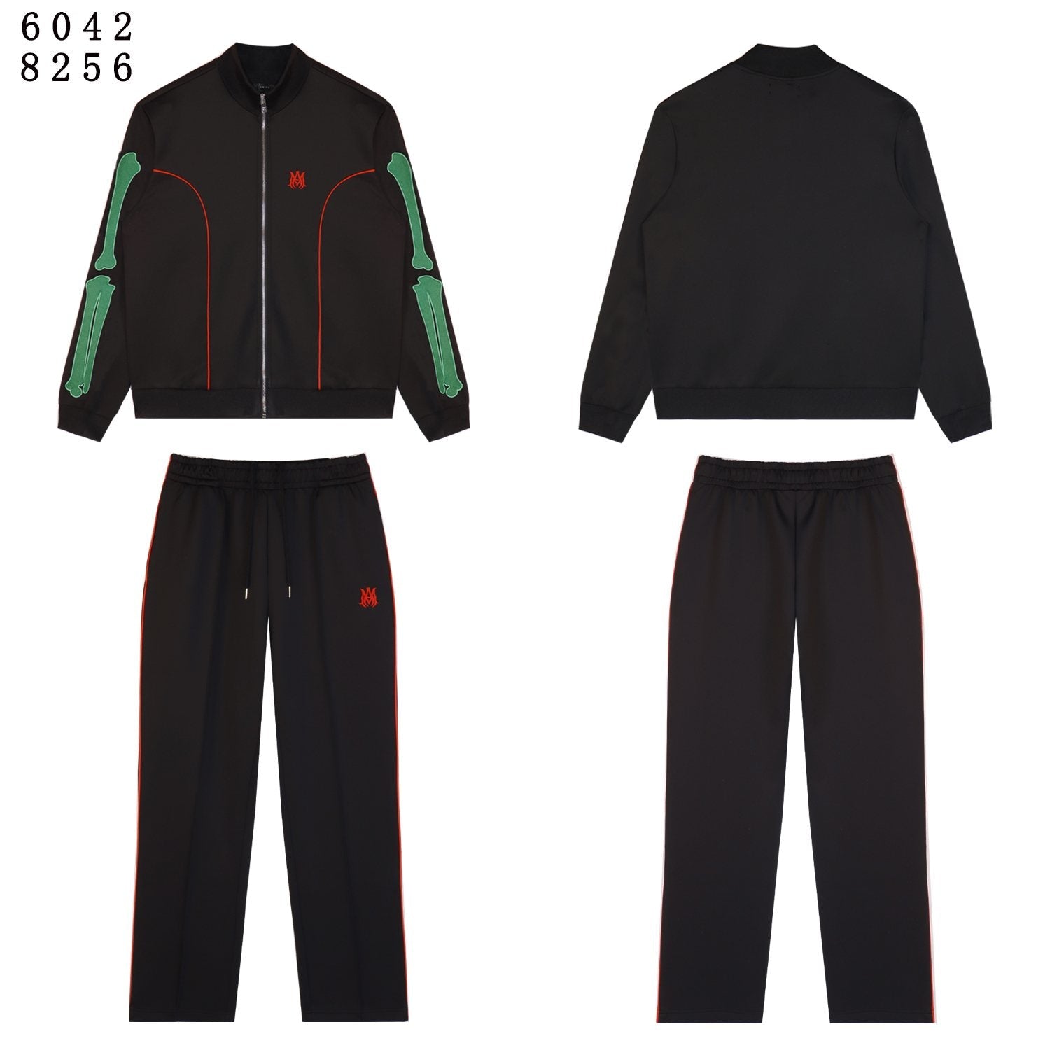 AMIRI Bones Track Jacket & Pants Matching Set — hero