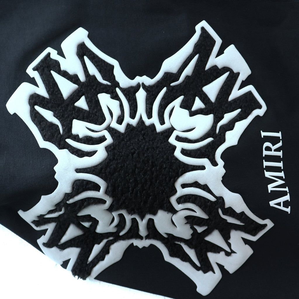 AMIRI Ice Blue Flame Graphic Short-Sleeve Set — detail