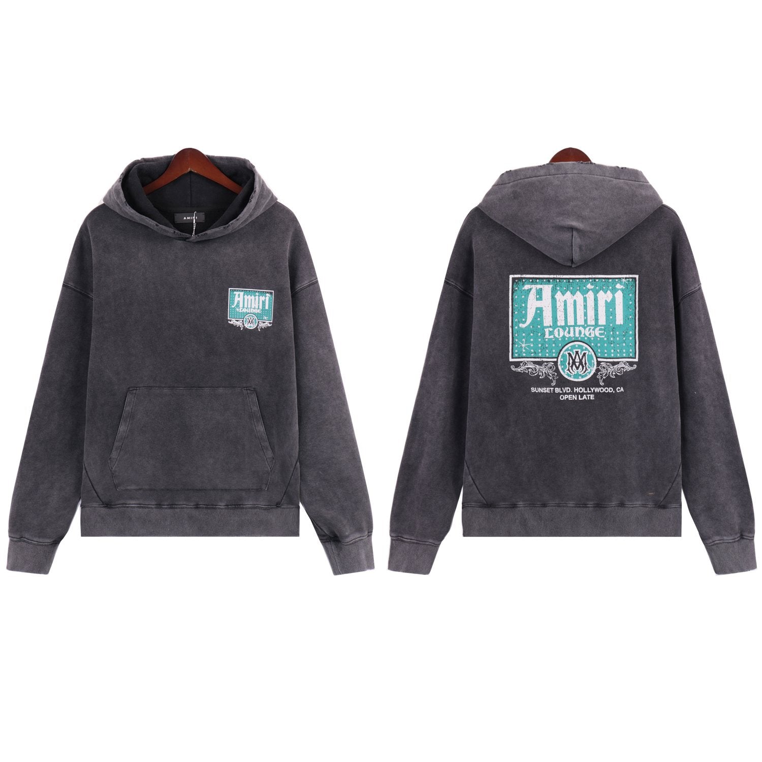 AMIRI Vintage Crystal Lounge Graphic Hoodie — hero