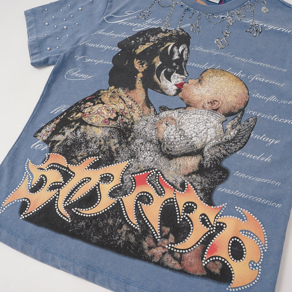 SAINT Washed Rock Graphic Short-Sleeve T-Shirt — detail