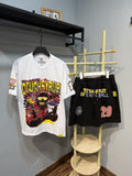 THAT'S A AWFUL LOT OF COUGH SYRUP Racing Graphic T-Shirt & Shorts Set — front