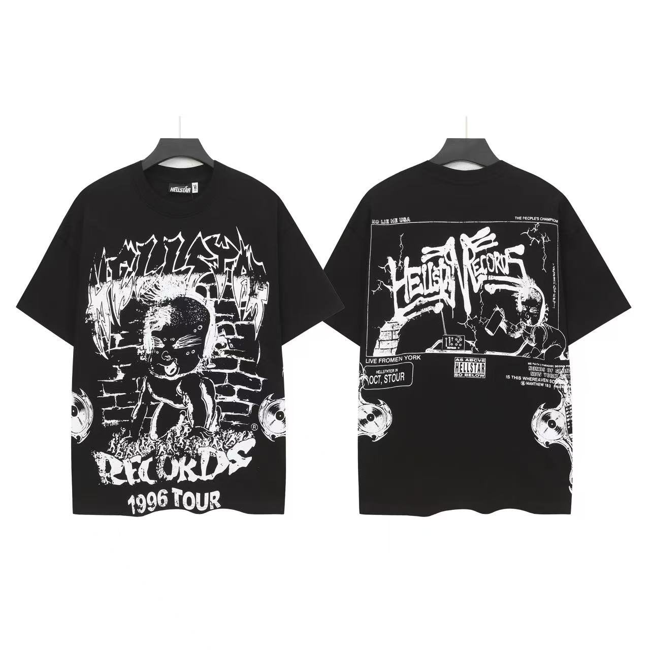 Hellstar 1996 Tour Records Graphic T-Shirt — front