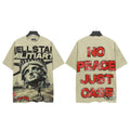 Hellstar No Peace Just Cash Statue Graphic T-Shirt — front