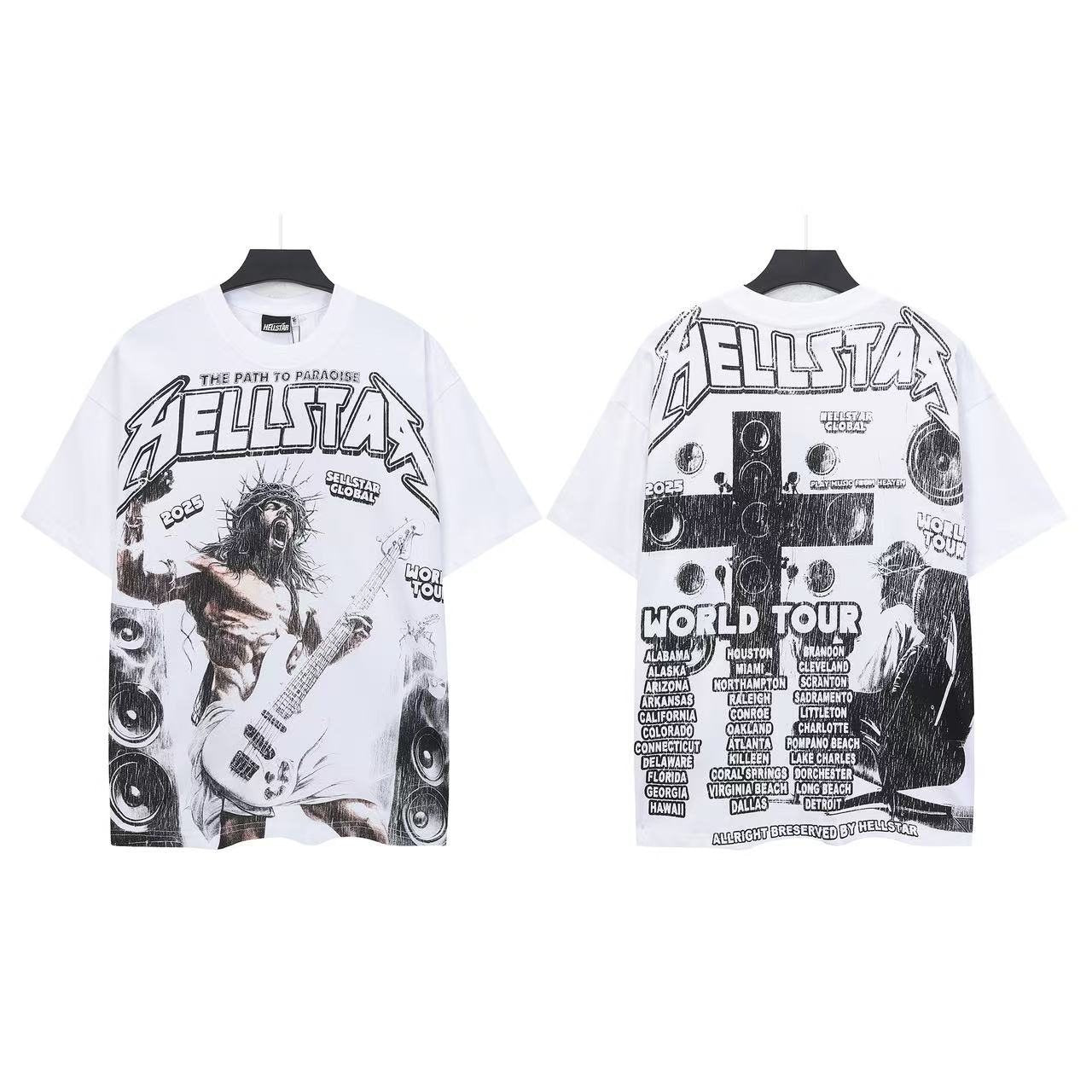 Hellstar Guitarist World Tour T-Shirt — front