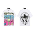 Hellstar Color Panel Face Graphic T-Shirt — front