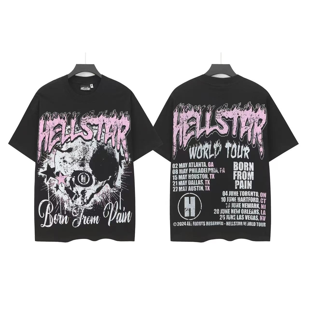 Hellstar Born From Pain World Tour T-Shirt — front