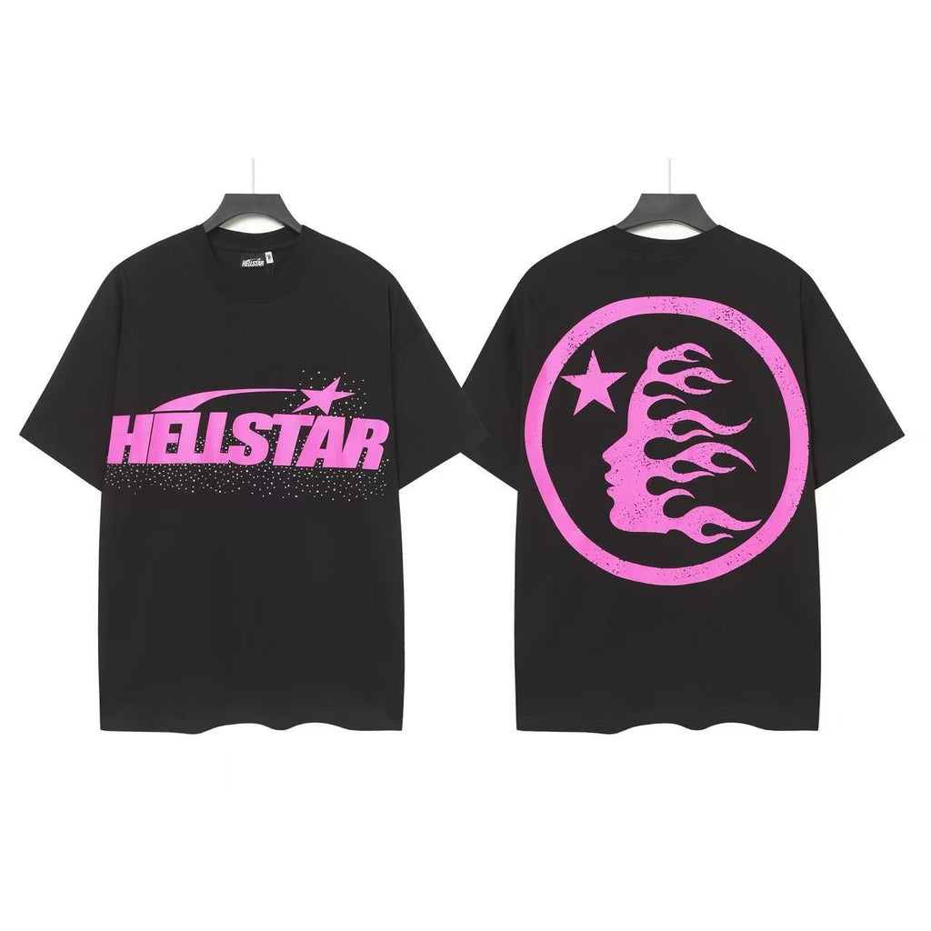 Hellstar Flame Circle Graphic T-Shirt — front