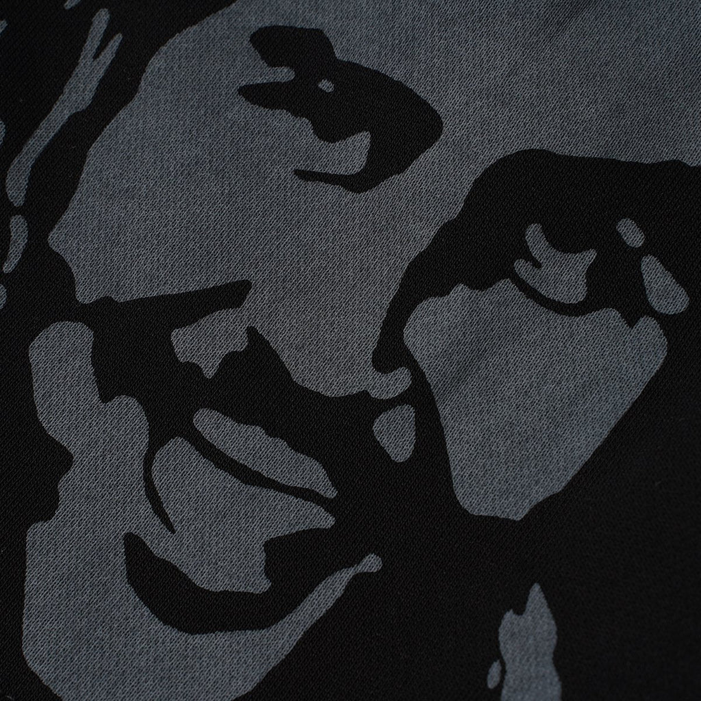 THAT'S A AWFUL LOT OF COUGH SYRUP Portrait Graphic Shorts — fabric_closeup