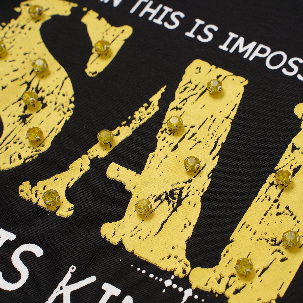 SAINT Religious Graphic Short-Sleeve T-Shirt — detail