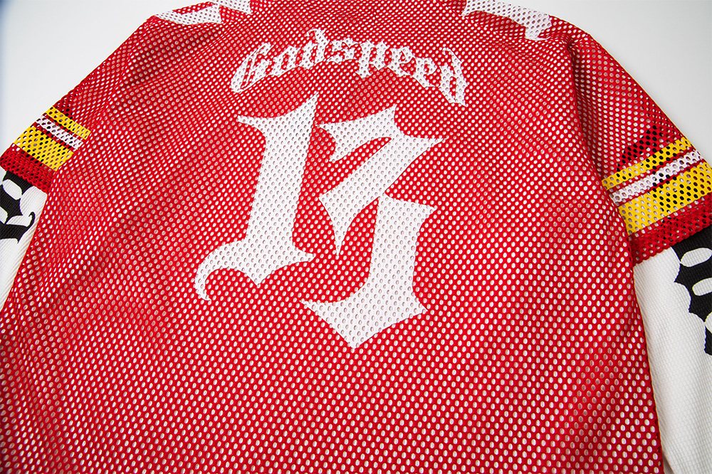 Godspeed Skull K-Back Mesh Long-Sleeve T-Shirt — detail