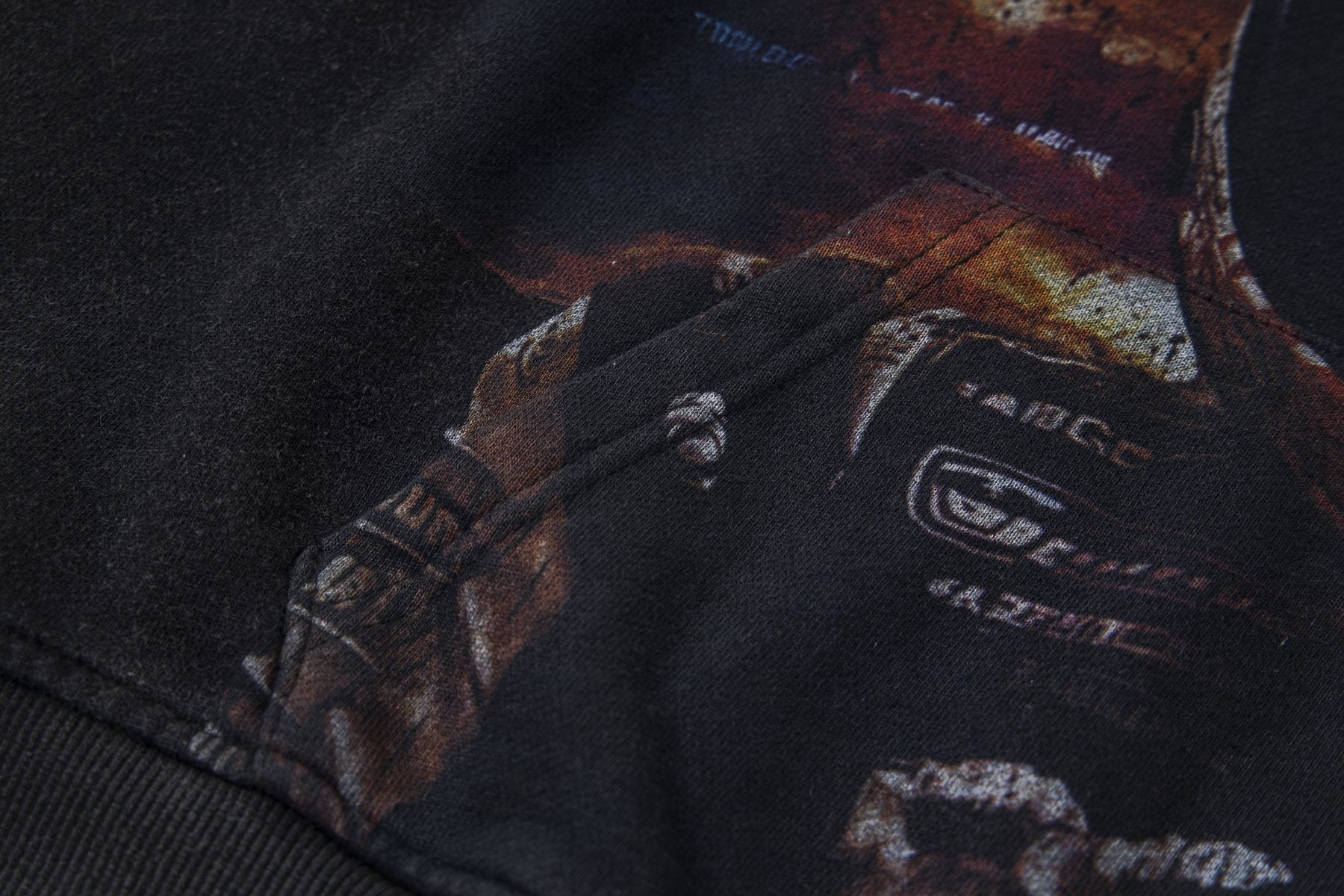 Godspeed Out of Many One Graphic Hoodie — detail