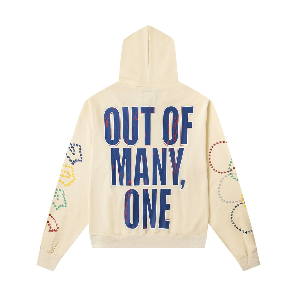 Godspeed Out of Many, One Graphic Hoodie — back