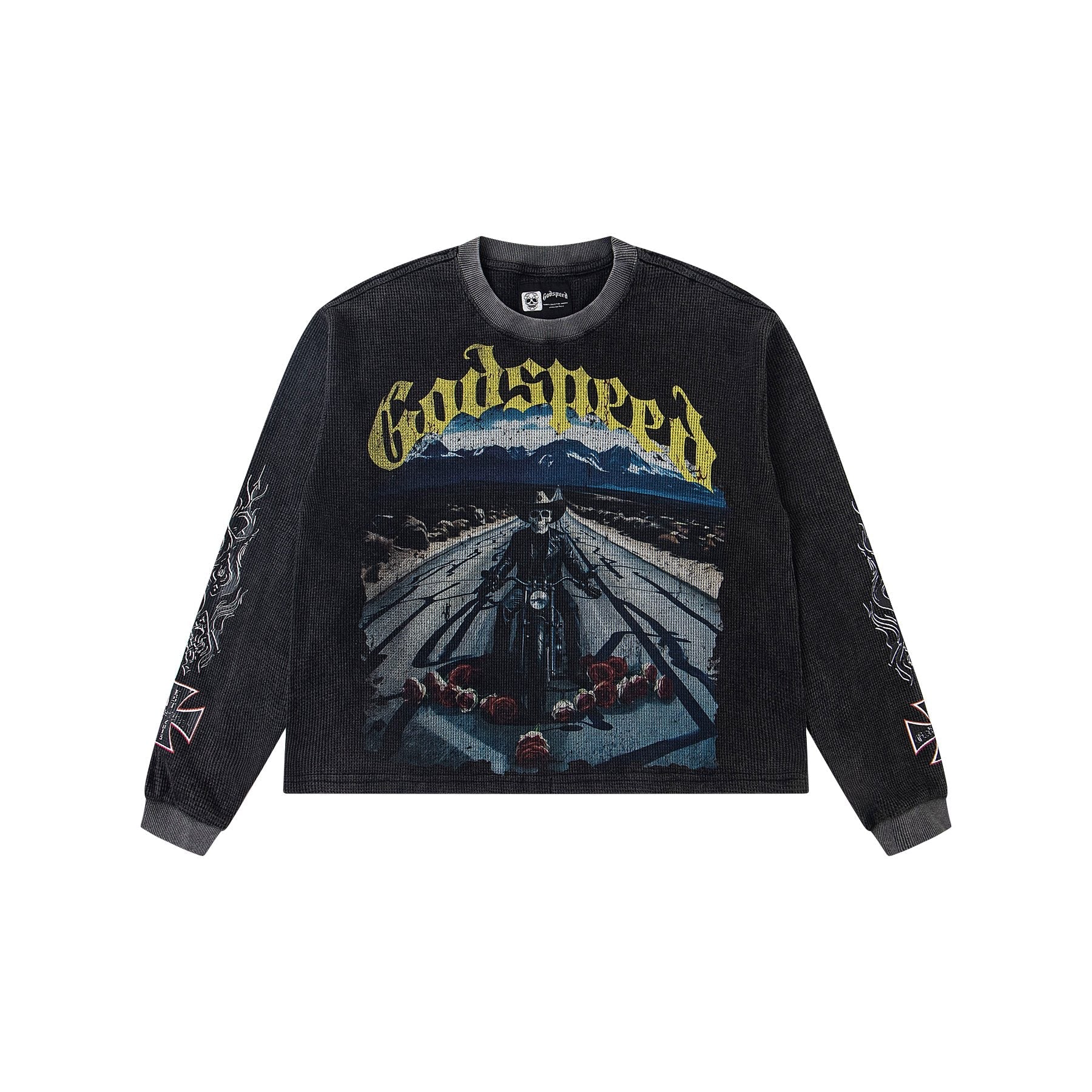Godspeed Out of Many One Graphic Long-Sleeve T-Shirt — front