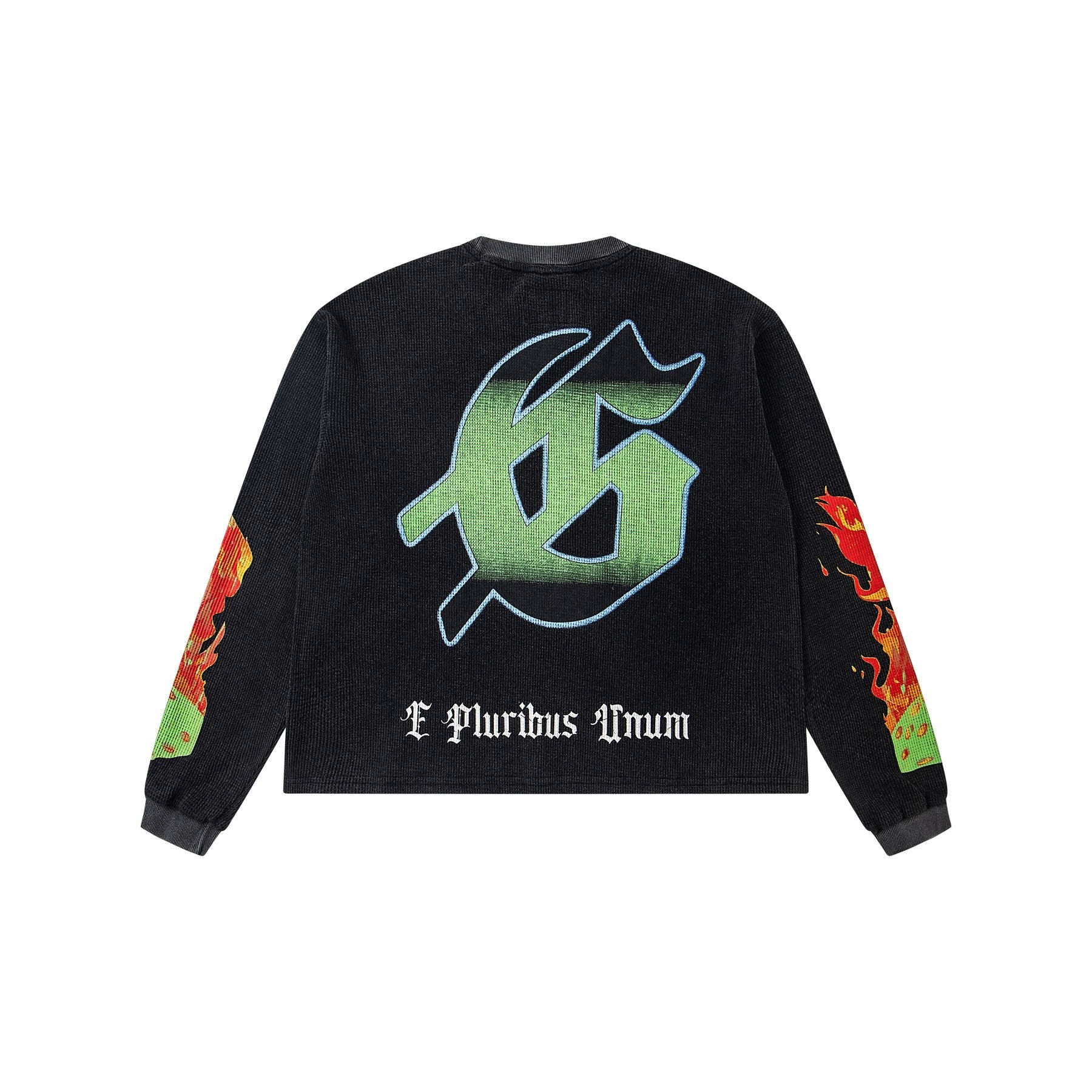 Godspeed E Pluribus Unum Graphic Long-Sleeve T-Shirt — back
