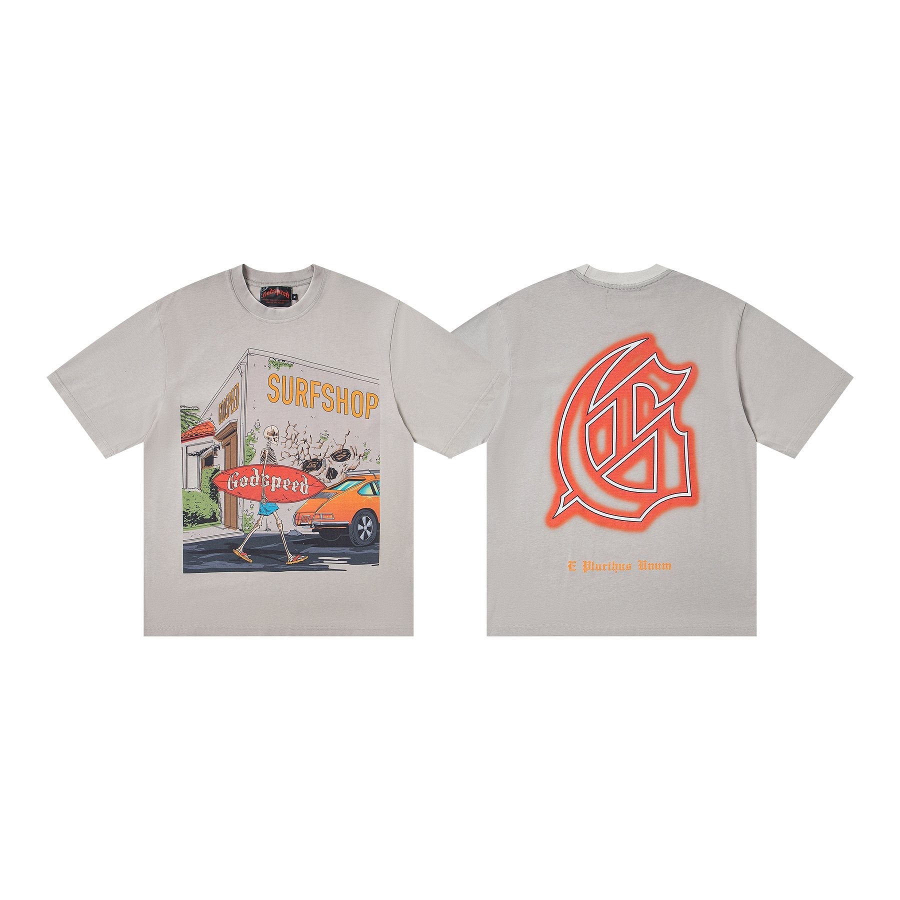 Godspeed Surfshop Graphic Short-Sleeve T-Shirt — front