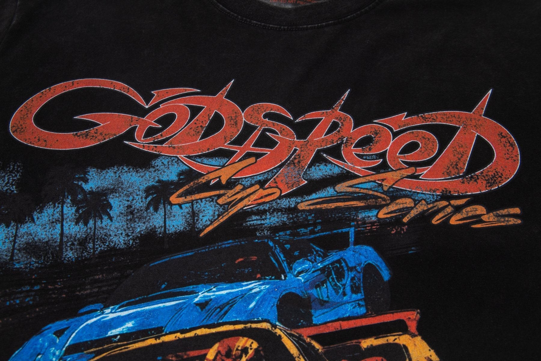Godspeed Fast Series Racing Graphic T-Shirt — detail