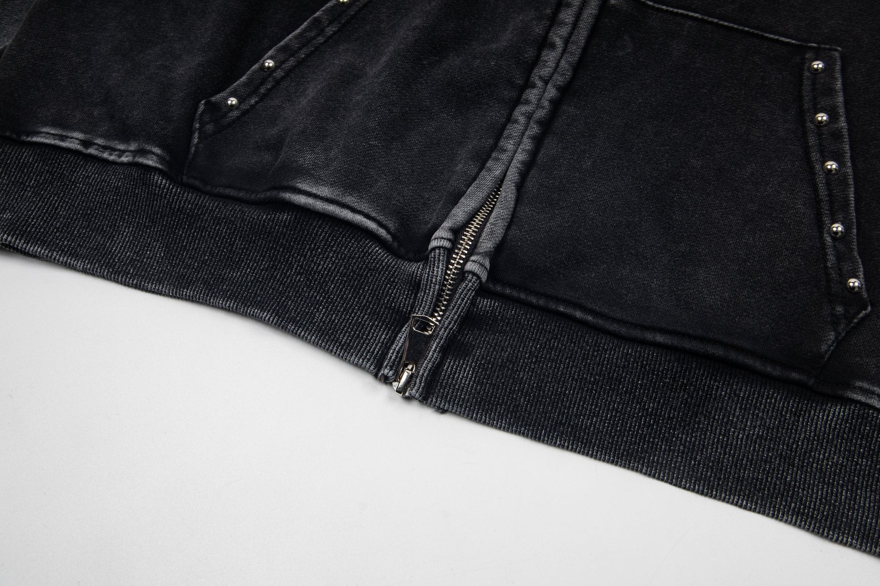 Godspeed Rhinestone-Style Zip Hoodie — detail