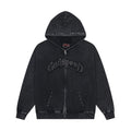Godspeed Rhinestone-Style Zip Hoodie — front