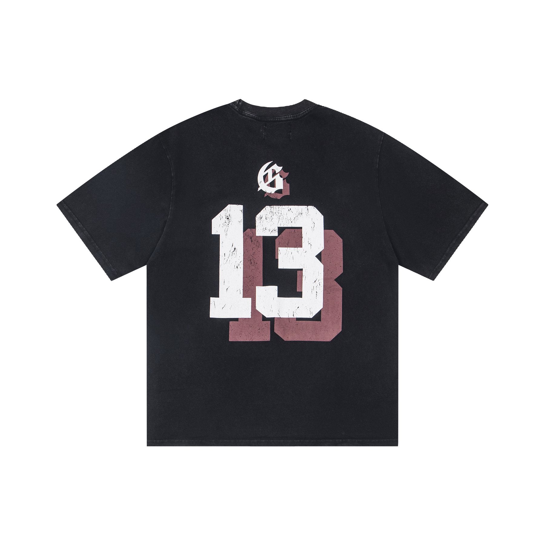 Godspeed Skull & 13 Graphic Short-Sleeve T-Shirt — back