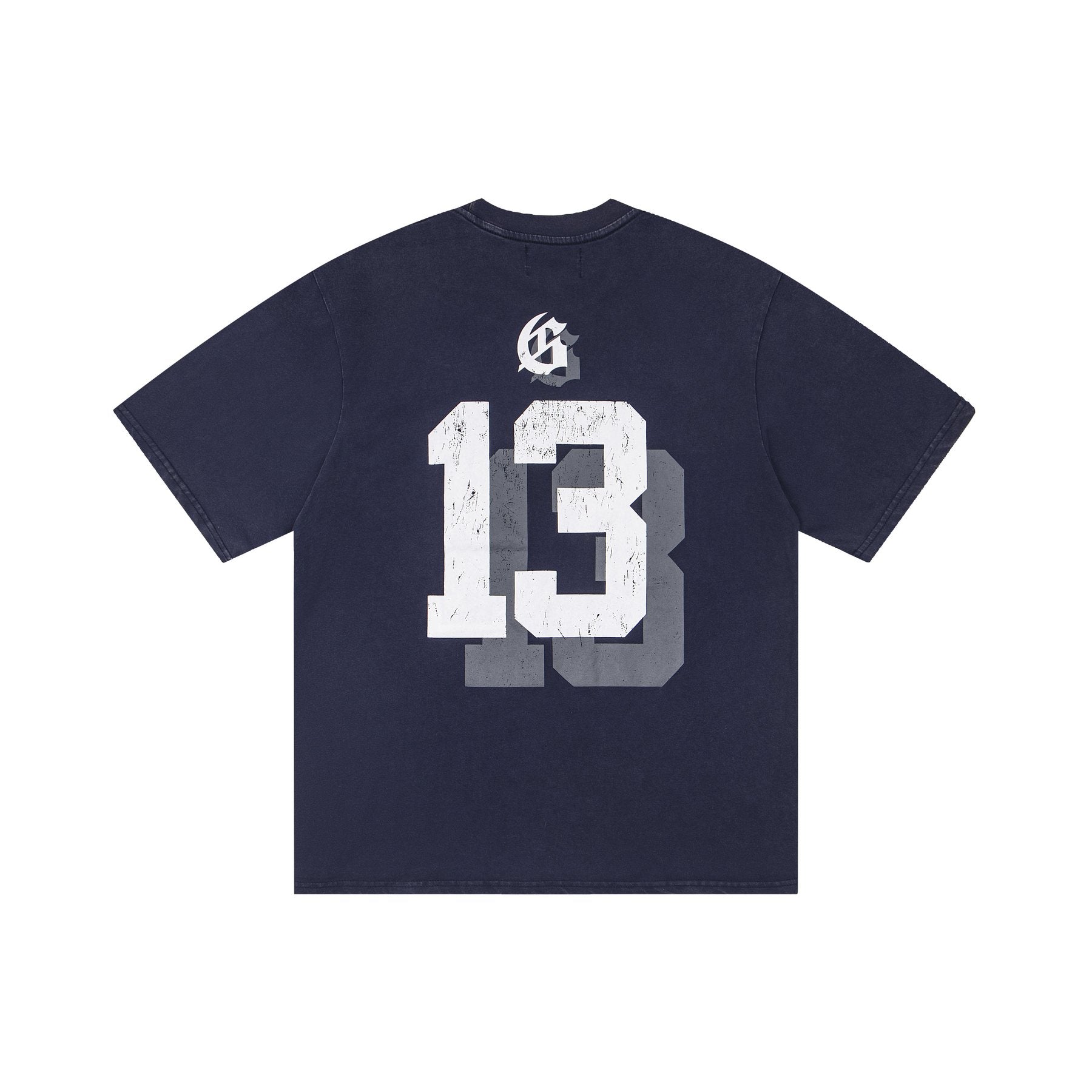 Godspeed Skull & 13 Graphic Short-Sleeve T-Shirt — back