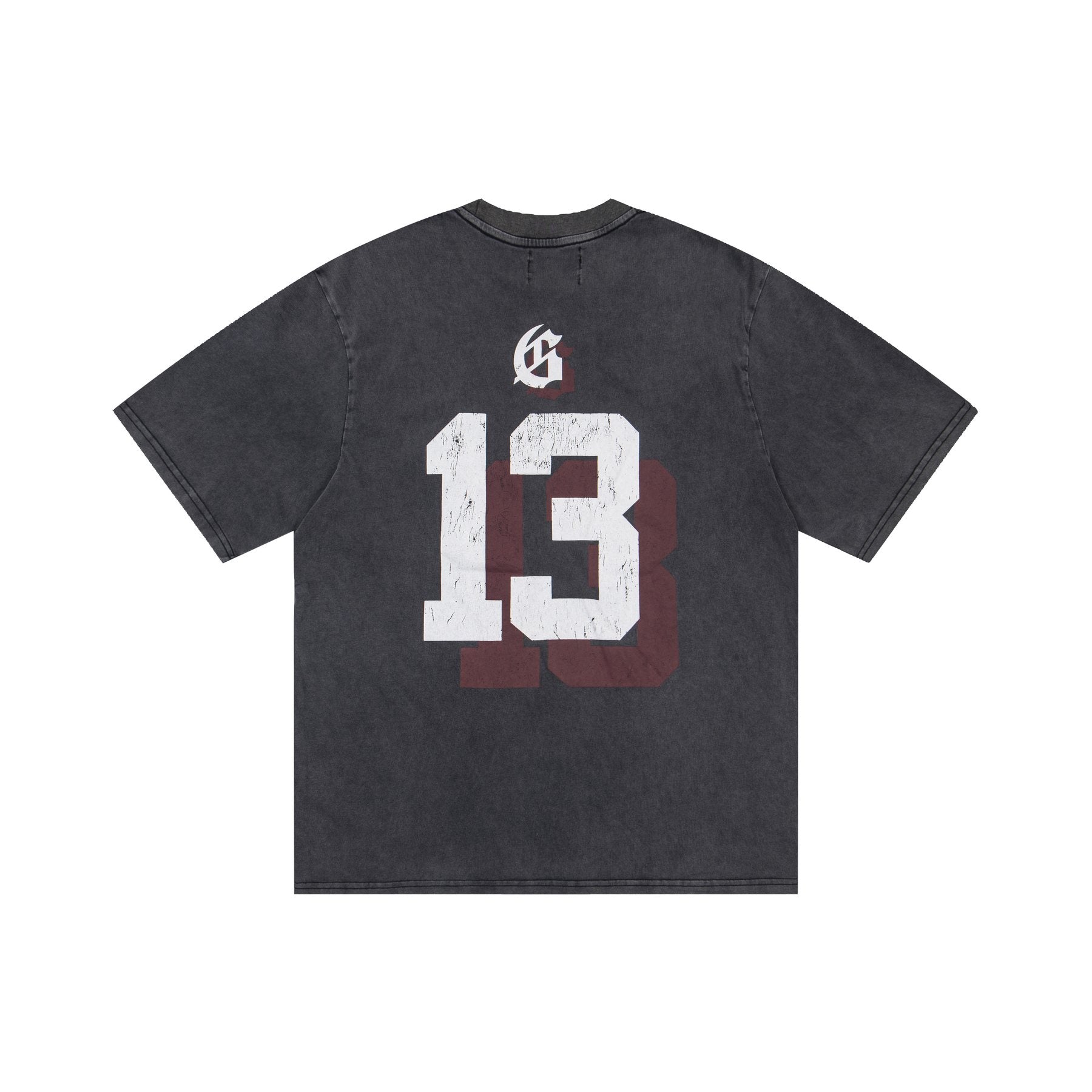 Godspeed Skull & 13 Graphic Short-Sleeve T-Shirt — back