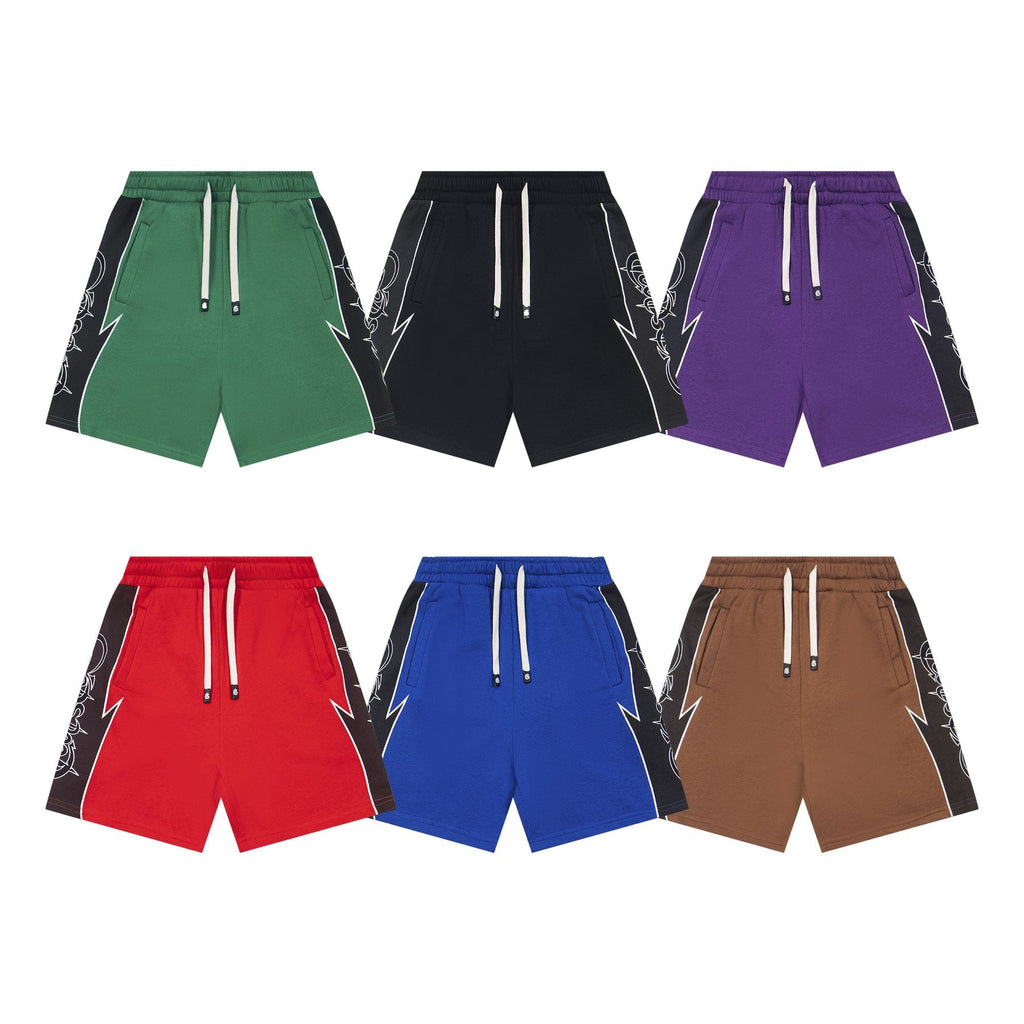 Godspeed Printed Side-Panel Drawstring Shorts — comparison